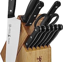 Henckels International Solution 12-Pc Knife Block Set – Natural | 6 Steak Knives Review