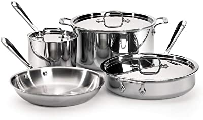 All-Clad Tri-Ply Stainless Steel 7 Piece Cookware Set Review