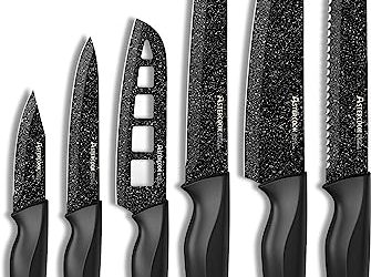 Astercook 6 Piece Non Stick Knife Set Review