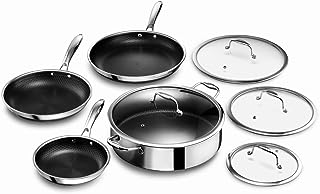 Hexclad 8 Piece Hybrid Stainless Steel Review