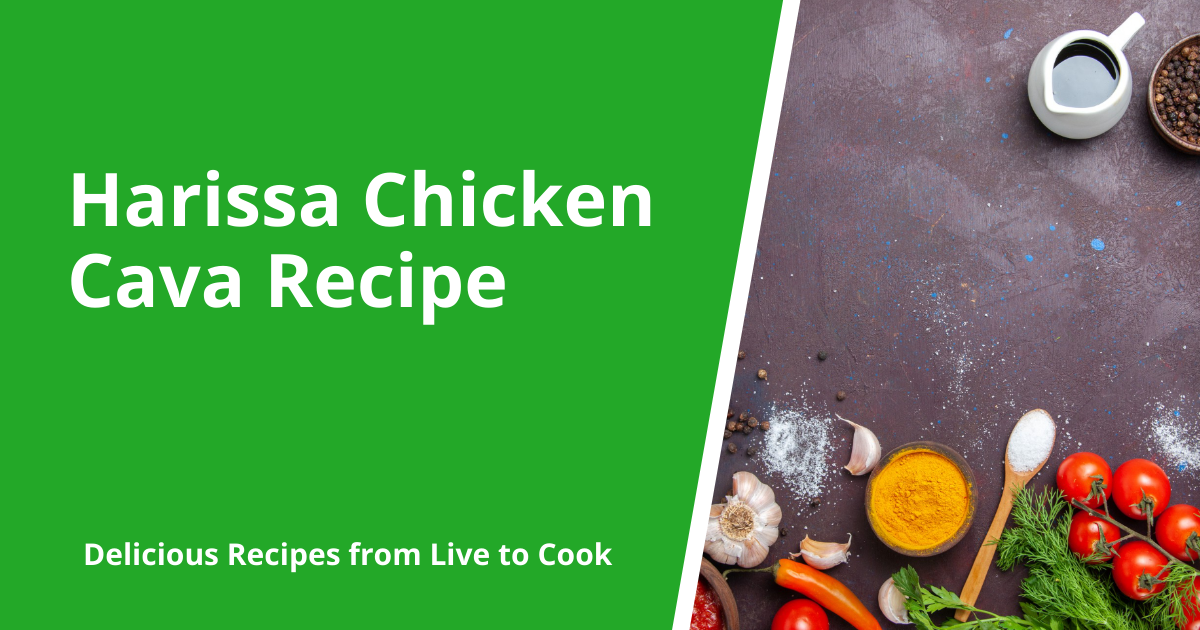Harissa Chicken Cava Recipe