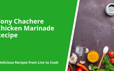 Tony Chachere Chicken Marinade Recipe