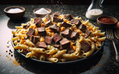 Philly Cheese Steak Pasta Recipe