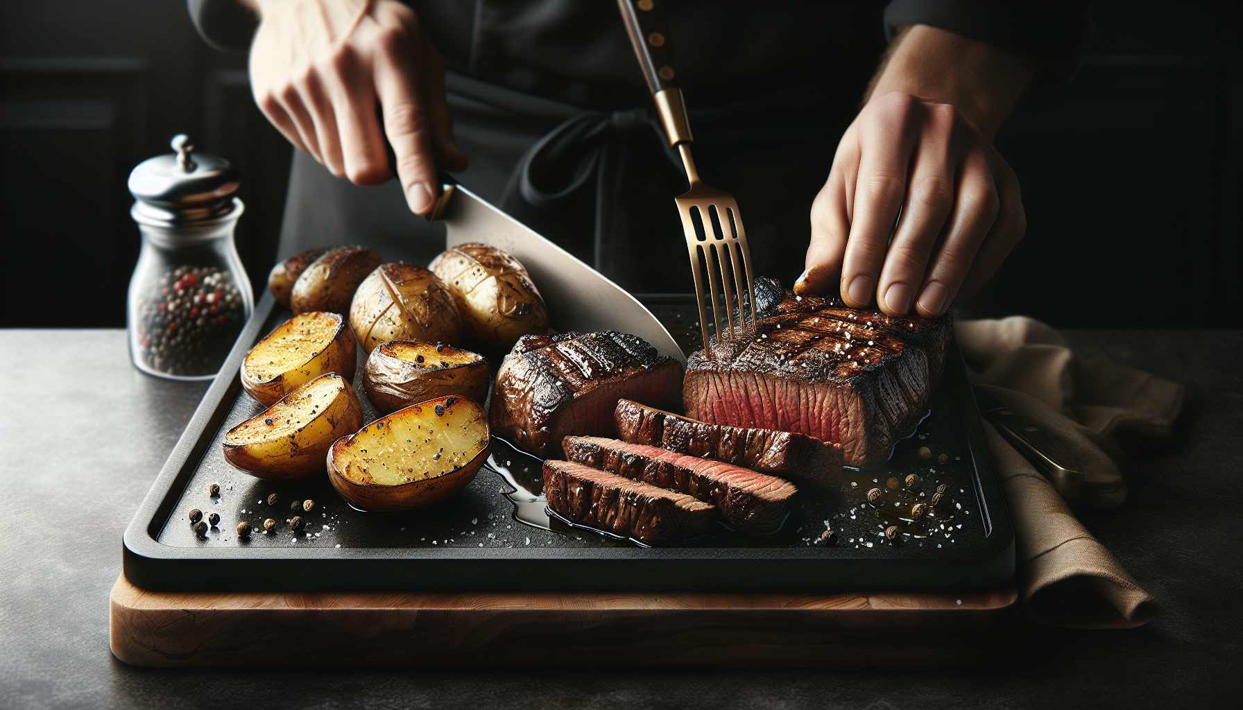 steak and potatoes in oven recipe