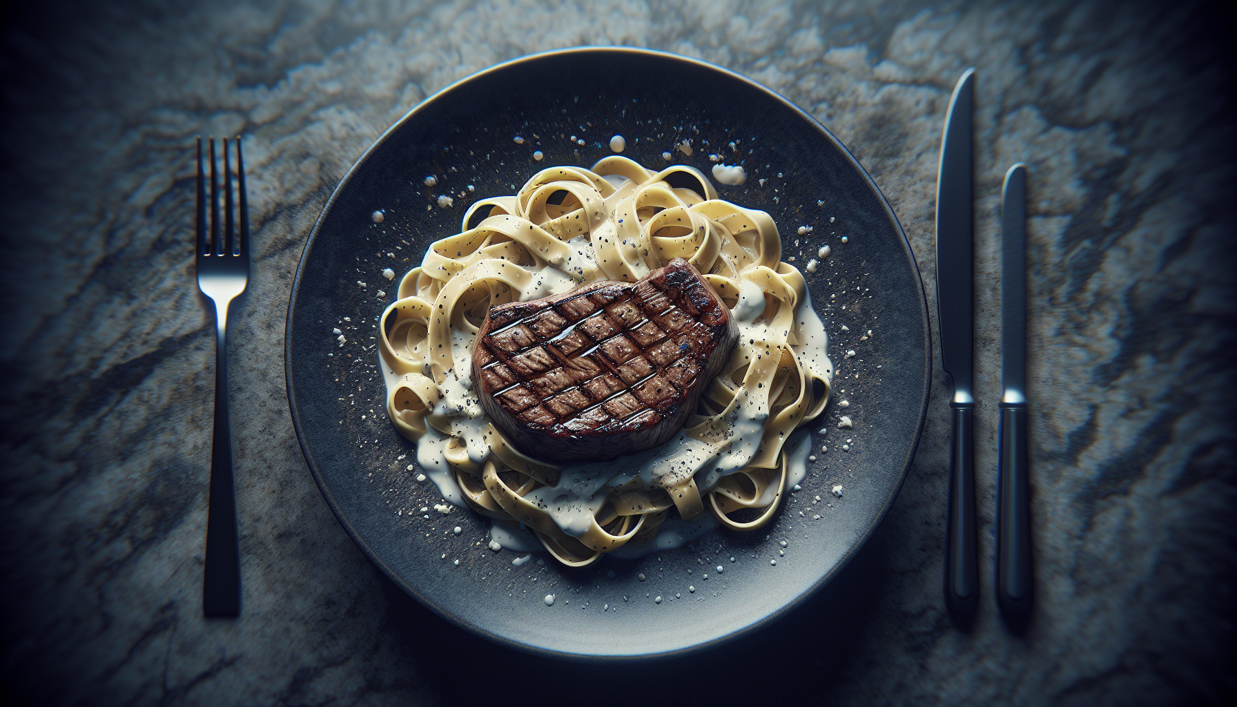 steak fettuccine alfredo recipe