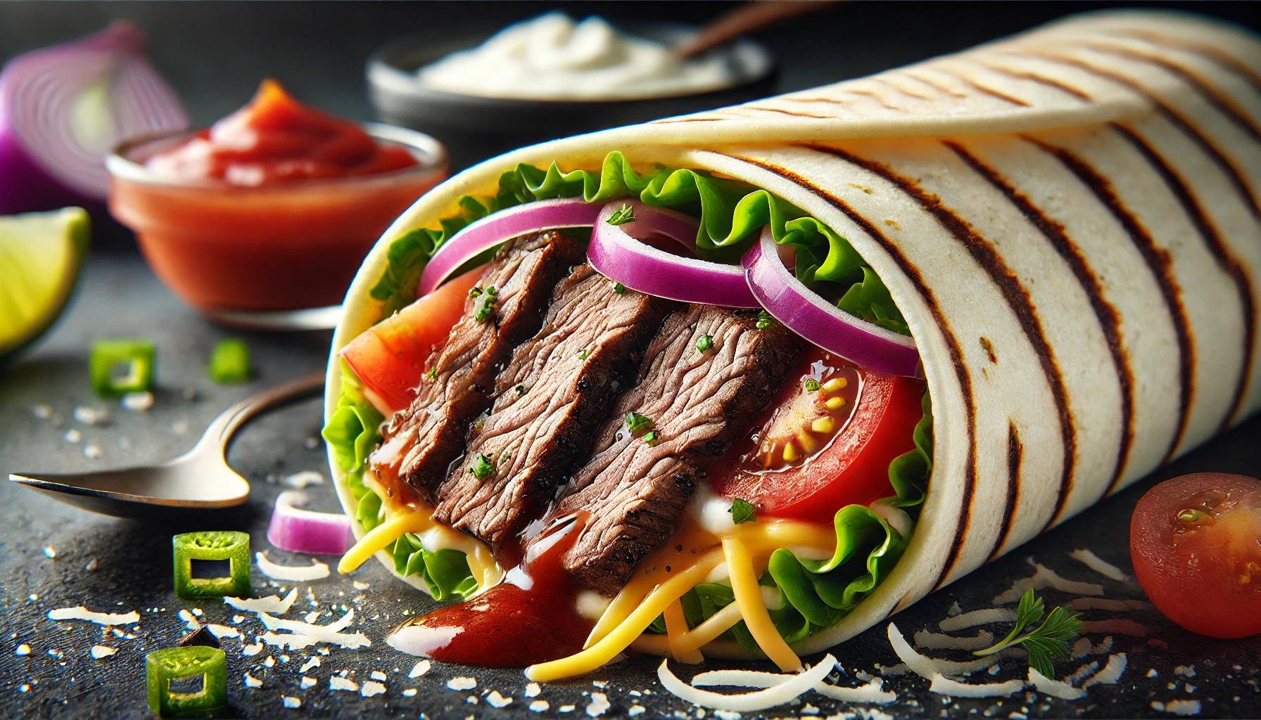 steak wrap recipe